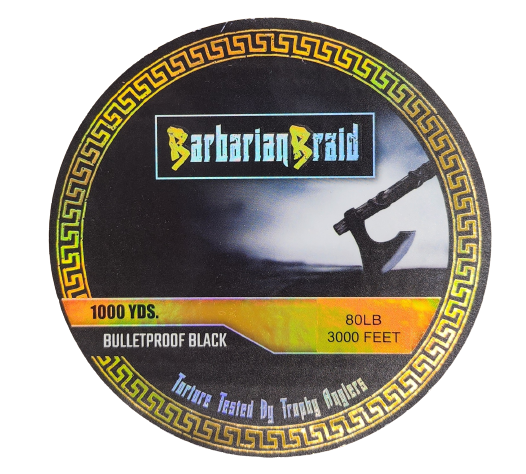 Barbarian Braid - Gold 80Lbs - 1000 YDS – Figure 8 - Musky Shop