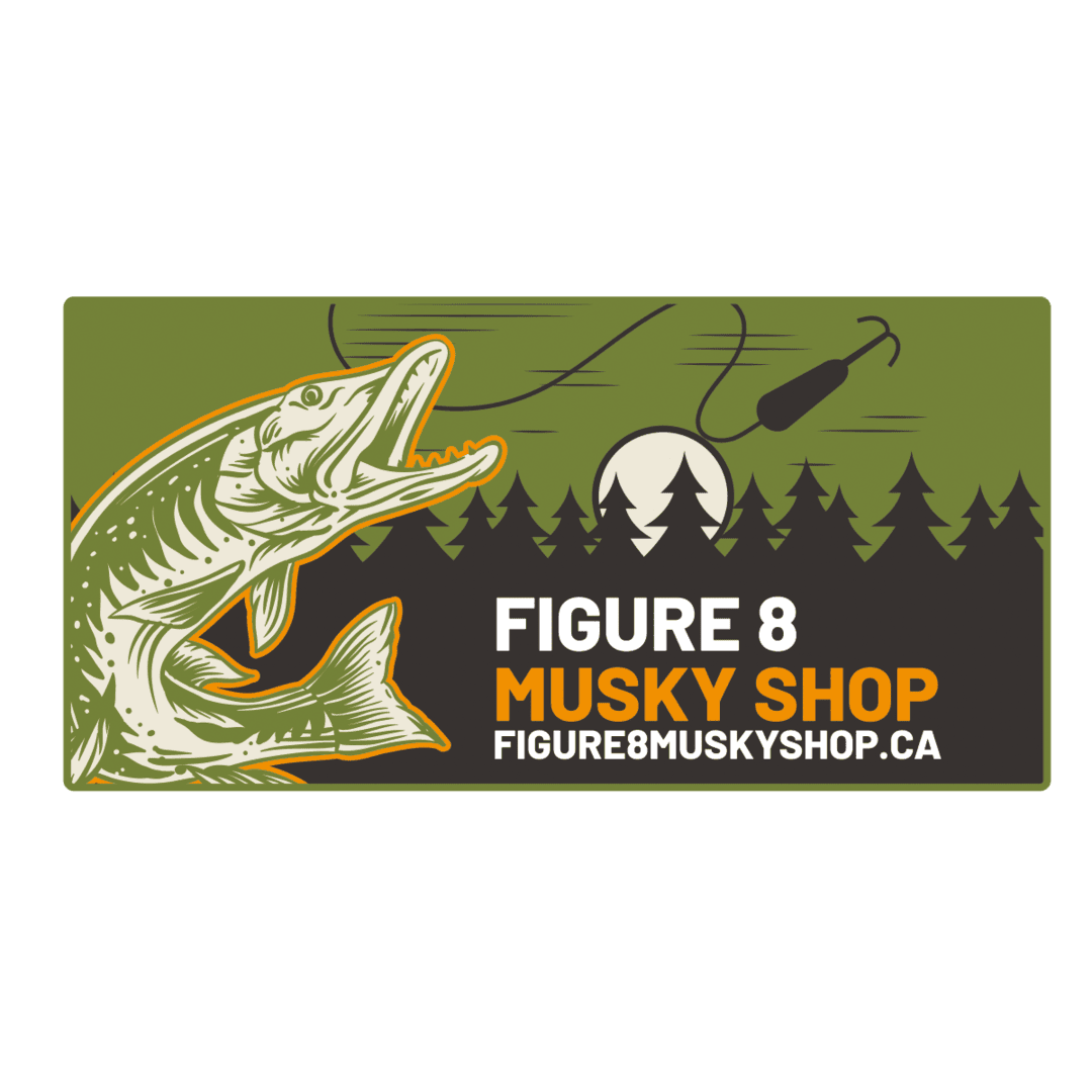 Stickers - Figure 8 Backwoods Edition - Khaki Green