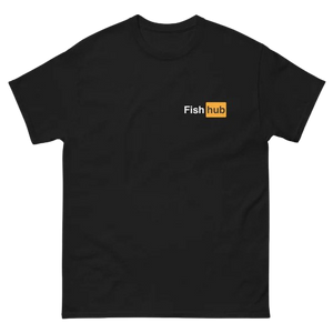 T-shirt black Fish hub