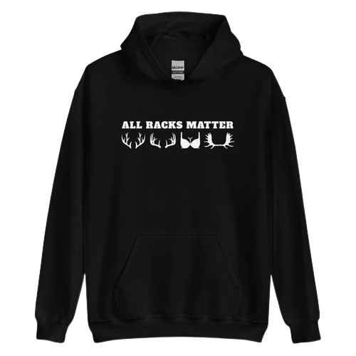 Hoodie noir All Racks Matter